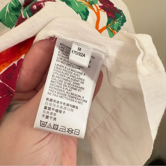 Urban Outfitters | Off Shoulder White Fruit Dress | Size M - Picture 8 of 16